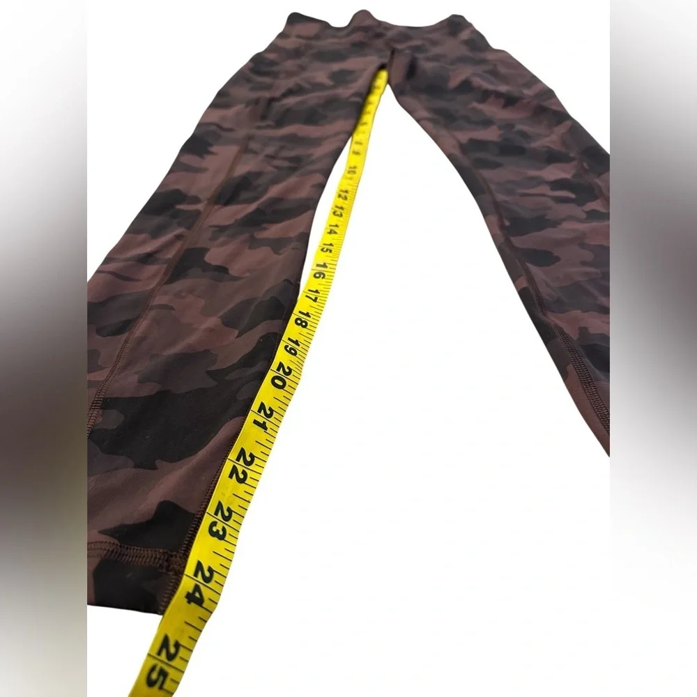 Lululemon Invigorate High-Rise Tight Leggings Heritage Camo Brown Women’s 4 25” - Picture 10 of 11